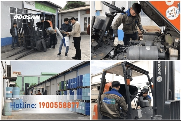 dịch vụ sửa chữa xe nâng điện của Xe nâng Doosan Việt Nam